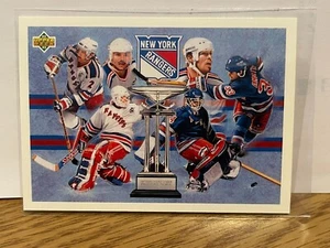 1992-93 Upper Deck Presidents' Trophy New York Rangers #34 - Picture 1 of 2