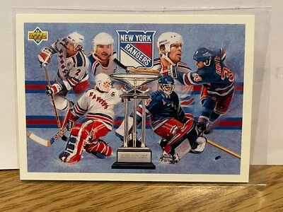 1992-93 Upper Deck Presidents' Trophy New York Rangers #34 - Image 1 of 2