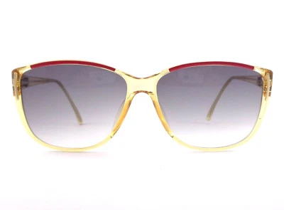 occhiali da sole Viennaline vintage donna mod.1593 col. giallo trasparen./rosso - Immagine 1 di 4