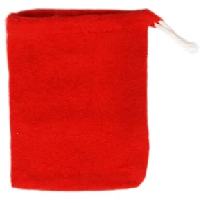 3 X 4 INCH RED COTTON CLOTH FLANNEL BAG WICCA GRIS GRIS MOJO 6 12 24 144 288 LOT - Picture 1 of 1