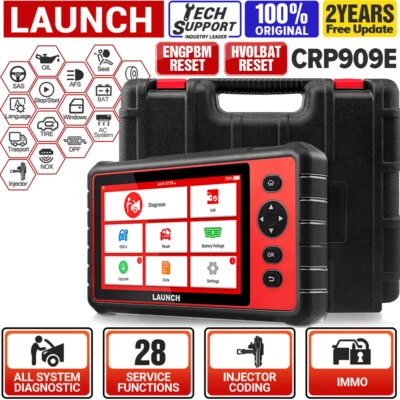 LAUNCH X431 CRP909E PRO ELITE Car Diagnostic Tool OBD2 Reader Scanner DPF Adblue - Image 1 of 4