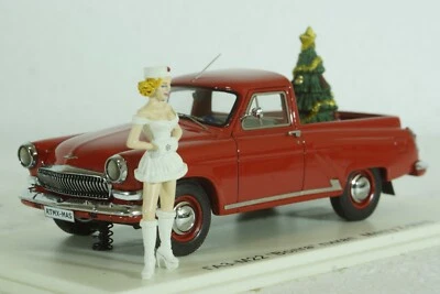 Газ-М22 Волга, Pick-up 1960, Feliz Navidad, красная, 44480, NEO 1:43 RARO Foto 1 de 4