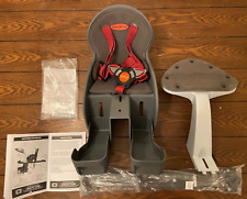 NEW - WeeRide Child Bike Seat, Front Saddle Carrier Gray/Red w/Mounting Bar