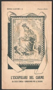 Librito antik de la Virgin del Carmen Buch Antiguo - Bild 1 von 1