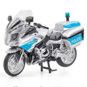 1:12 BMW R1250RT-P Police Motorcycle Bike Model Diecast Toy Kids Christmas Gift