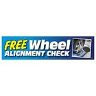 Pvc MOT Banner 550Gsm FREE Wheel Alignment Check 3000 x 600mm SHS5025