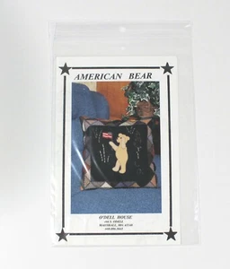 O'Dell House American Bear Kissenmuster oder Wandbehang  - Bild 1 von 2
