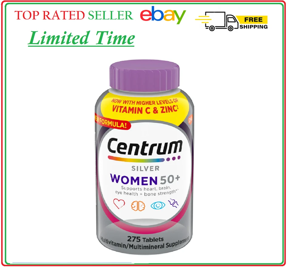 Centrum Silver Women 50 Multivitamin 275 Tablets