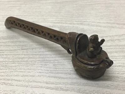 Y2502 YATATE Cobre Calado Japón Tinta y Pluma Soporte Antiguo Cepillo y Tintero Foto 1 de 4