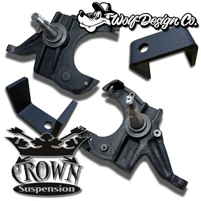 Crown Suspension 73-87 K5 Blazer 1" Rotor 3"-5" Kit Abatible de Husillo de Caída Foto 1 de 4