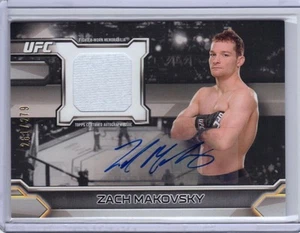 2016 Topps UFC Knockout Autograph Relic #KAR-ZM Zach Makovsky 261/279 - Picture 1 of 1