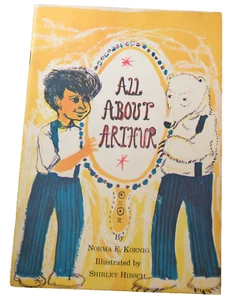 All About Arthur 1969 Revised Edition Vintage Children's Book Self Awareness - Foto 1 di 6