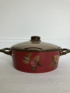 TRACEY PORTER Octavia Hill Garden Collection 2 Quart bedeckt Kasserolle Servierschale - Bild 1 von 14