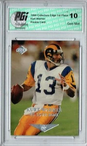 Kurt Warner 1999 Collectors Edge #201P Silver Rams HOF Rookie Card PGI 10 - Picture 1 of 1