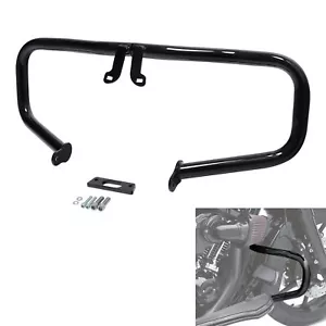 Chopped Engine Guard Crash Bar Fit For Harley Touring Road King 2014-2023 New - Picture 1 of 11