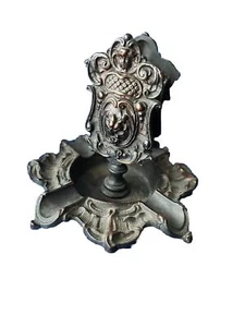 FRANK & DE KEYSER 1890s Bronze Cerub NY Match Holder Cigar Ashtray - Picture 1 of 6