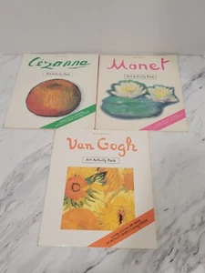 3 Kunst-Aktivitätspakete von Mila Boutan: Cezanne, Monet & Van Gogh Poster enthalten - Bild 1 von 17