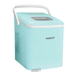 Igloo ICEB26HNAQ Automatic Self-Clean 26-Pound Auto Ice Maker Machine Aqua Blue - Picture 1 of 2