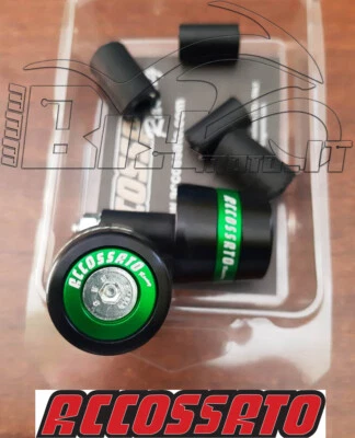 CONTRAPPESI UNIVERSALI MANUBRI ACCOSSATO INSERTI VERDE TK002 DA 12MM A 20MM  - Immagine 1 di 2