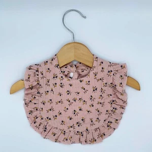 BABY BIBS 100% High Quality muslin cotton, girls ruffled, FREE shipping - Picture 1 of 1