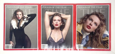 Taylor Swift December 2023 Time Magazine Person Of The Year Set Of All 3 Covers - Image 1 of 4