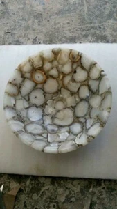 Lavabo/lavello in agata 18" fatto a mano lavoro arredamento casa - Foto 1 di 2