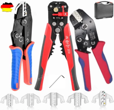 MARKENLOS Crimpzange Aderendhülsenzange Presszange 8/7PCS Multifunktionale Crimpzangen Set