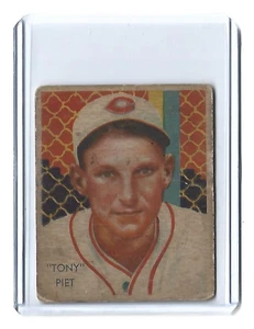 "TONY" PIET 1934-36 National Chicle Diamond Stars #72 BASE CARD Cincinnati - Picture 1 of 2