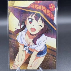 Megumin Konosuba Anime Waifu Card Doujin ACG Goddess Holo - Picture 1 of 4