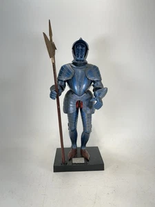 Vtg Aurora 1956 1520 Milan Blue knight assembled model Incomplete Painted - Picture 1 of 18