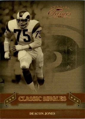 2006 Donruss Classics Classic Singles #23 Deacon Jones /1000 - FB - Image 1 of 2