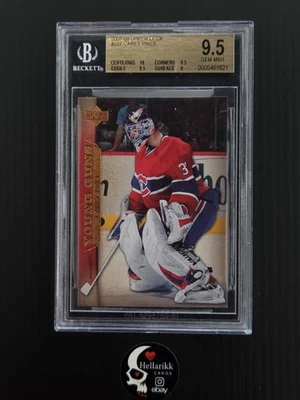 Carey Price Young Guns BGS 9,5 2007-08 novato #227 Montreal Canadiens cubierta superior Foto 1 de 2