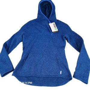 STIO Fleece Hoodie Women's Small Sweetwater Confluence Blue New Outdoor Hiking - Picture 1 of 7