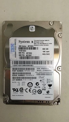 Seagate IBM ST9600204SS Savvio 10K.4 600GB 2.5" SAS 2 Enterprise Hard Drive - Image 1 of 3