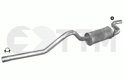 FORD TRANSIT BUS 1.6 2.0 63/78cV 1986-1991 Silencieux Arriere+ - Photo 1/1