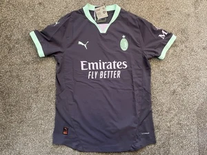Puma 24/25 Ac Milan Third Kit Player Version Size Small Soccer Jersey Authentic - Picture 1 of 9
