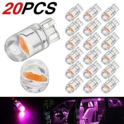 Lamp Map Bulbs 152 Tail 168 194 20pcs 24x9x8 Mm COB Car Dome Interior LED - Image 1 of 4