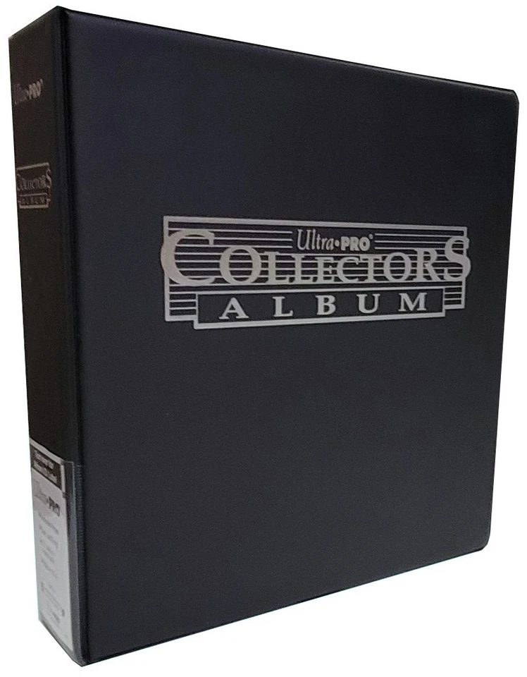 Ultra Pro 3 Inch Black Collectors Album Ring Binder Card Storage sports trading
