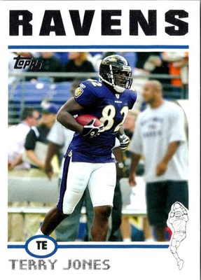 2004 Topps Terry Jones #212 Baltimore Ravens Football Card - Image 1 of 2
