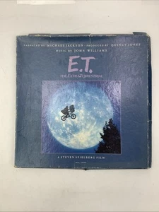 E.T. Soundtrack gesprochen von Michael Jackson 1982 MCA Box LP Booklet & Poster - Bild 1 von 12