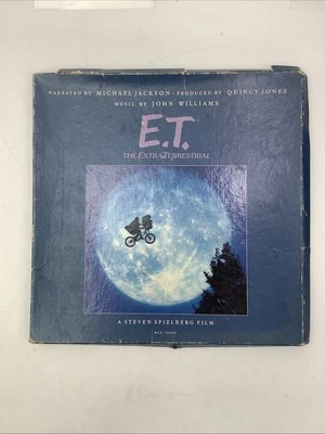 E.T. Soundtrack Narrated by Michael Jackson 1982 MCA Box LP Booklet & Poster - Image 1 of 4