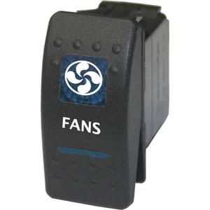 FANS 573B Rocker Switch 12V Fans ON OFF blue SPST 20A minitruck - Imagen 1 de 1