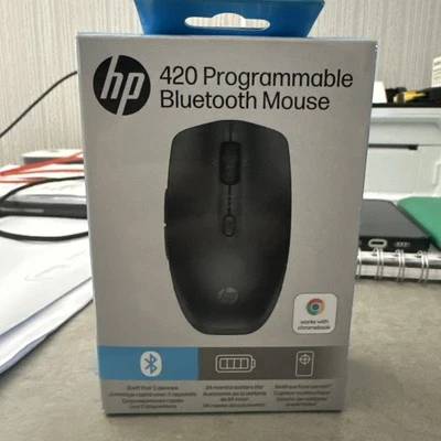 HP 420 Programmable Bluetooth Mouse. Black. Multi Surface. Swift Pair 3 Devices. - Image 1 of 3