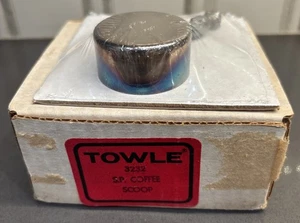 Vintage TOWLE Coffee Scoop SILVER-electroplated #3232 Signed New In Box - Picture 1 of 4