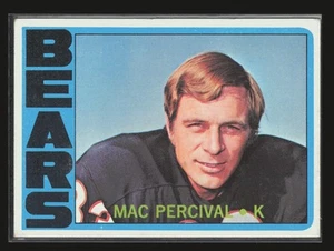 1972 Topps #41 Mac Percival Chicago Bears EX - Picture 1 of 2