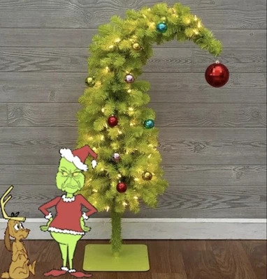 3 ft Whimsical Pre-Lit Grinch Edition Christmas Tree  SOLD OUT EVERYWHERE  - Image 1 of 4