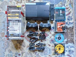 Consola Super Slim PS3 Bundle CECH-4001C, 500GB, 27 juegos, PlayStation 3 PROBADA - Imagen 1 de 21
