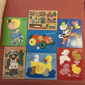 Vintage Puzzles Playskool Fisher-Price Connor Toys - Picture 1 of 8