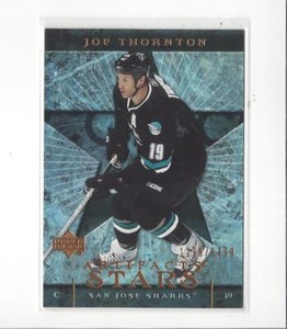 2007-08 Artifacts #125 Joe Thornton Sharks /1499 