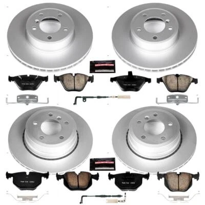 Kit de frenos de disco PowerStop - Delantero y trasero - Se adapta a BMW 525xi 2006-2007, BMW 528i 2 Foto 1 de 4